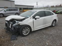 Salvage cars for sale at Leroy, NY auction: 2021 Toyota Corolla XLE