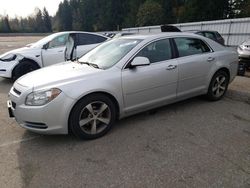 Chevrolet salvage cars for sale: 2012 Chevrolet Malibu 1LT