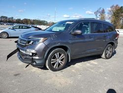 Salvage cars for sale at Dunn, NC auction: 2018 Honda Pilot EXL