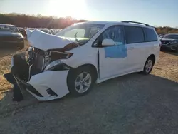 Salvage cars for sale at Chatham, VA auction: 2020 Toyota Sienna LE