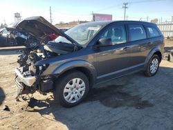 Salvage cars for sale at Chicago Heights, IL auction: 2015 Dodge Journey SE