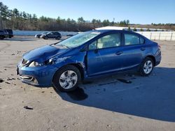 Salvage cars for sale at Windham, ME auction: 2014 Honda Civic LX