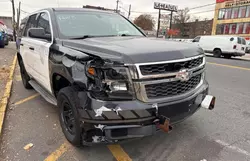 Chevrolet salvage cars for sale: 2015 Chevrolet Tahoe Police