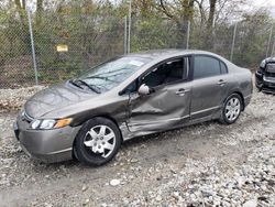 Salvage cars for sale at Cicero, IN auction: 2008 Honda Civic LX