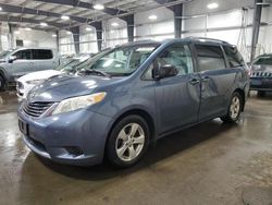 Salvage cars for sale at Ham Lake, MN auction: 2014 Toyota Sienna LE