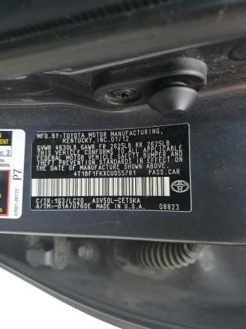 2012 Toyota Camry Base