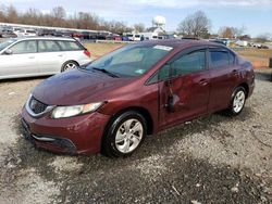 Salvage cars for sale at Hillsborough, NJ auction: 2013 Honda Civic LX