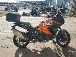 Salvage motorcycles for sale at Eldridge, IA auction: 2022 KTM 1290 Super Adventure S