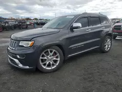 Salvage cars for sale at Eugene, OR auction: 2016 Jeep Grand Cherokee Summit