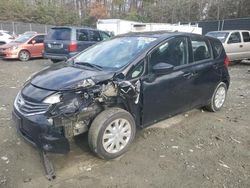 Salvage cars for sale at Waldorf, MD auction: 2015 Nissan Versa Note S