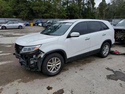 Salvage cars for sale at Greenwell Springs, LA auction: 2015 KIA Sorento LX