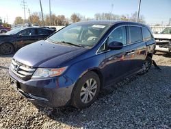 Salvage cars for sale at Columbus, OH auction: 2016 Honda Odyssey SE