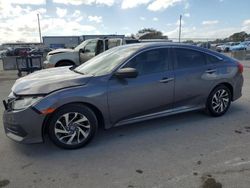 Salvage cars for sale at Orlando, FL auction: 2017 Honda Civic EX