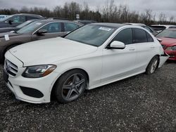 Salvage cars for sale at Cookstown, ON auction: 2015 Mercedes-Benz C 300 4matic