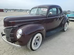 Salvage cars for sale at Arcadia, FL auction: 1940 Ford Deluxe