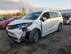 Salvage cars for sale at Chicago Heights, IL auction: 2021 Toyota Sienna XLE