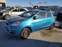 Vehiculos salvage en venta de Copart Kansas City, KS: 2017 Mitsubishi Mirage ES