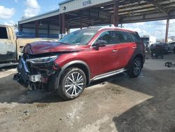 Infiniti salvage cars for sale: 2024 Infiniti QX60 Sensory