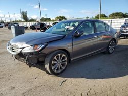 Carros salvage sin ofertas aún a la venta en subasta: 2014 Honda Accord Sport