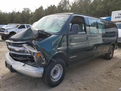 Salvage cars for sale from Copart Chicago: 2002 Chevrolet Express G3500