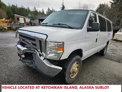 Salvage cars for sale at Anchorage, AK auction: 2014 Ford Econoline E350 Super Duty Wagon