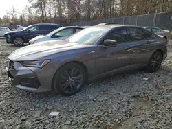 Acura tlx salvage cars for sale: 2022 Acura TLX Tech A