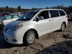 Salvage cars for sale at Candia, NH auction: 2013 Toyota Sienna XLE