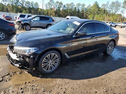 Salvage cars for sale at Harleyville, SC auction: 2018 BMW 530 I