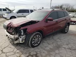 Salvage cars for sale at Oklahoma City, OK auction: 2019 Jeep Cherokee Latitude Plus