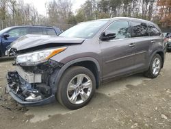 Toyota salvage cars for sale: 2016 Toyota Highlander Limited