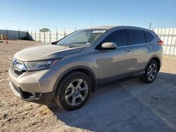 Salvage cars for sale at Andrews, TX auction: 2017 Honda CR-V EXL