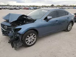 Salvage cars for sale at San Antonio, TX auction: 2016 Mazda 6 Sport