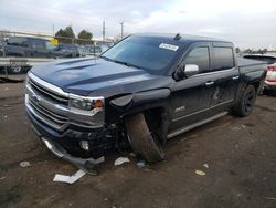 Chevrolet salvage cars for sale: 2017 Chevrolet Silverado K1500 High Country