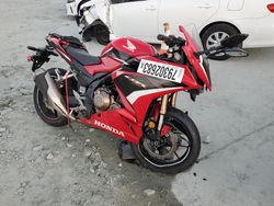 Salvage motorcycles for sale at Mebane, NC auction: 2022 Honda CBR500 RA