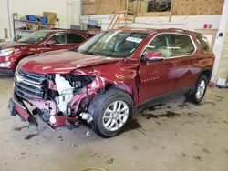 Salvage cars for sale from Copart Ham Lake, MN: 2019 Chevrolet Traverse LT