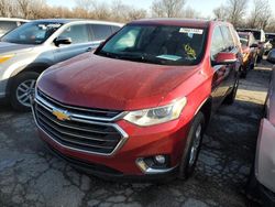 Salvage cars for sale at Woodhaven, MI auction: 2019 Chevrolet Traverse LT