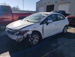 Salvage cars for sale at Rogersville, MO auction: 2012 Honda Civic LX