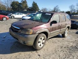 Salvage cars for sale at Madisonville, TN auction: 2002 Mazda Tribute LX