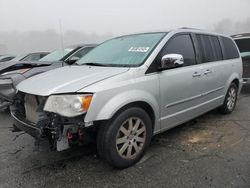 Salvage cars for sale at Exeter, RI auction: 2012 Chrysler Town & Country Touring L