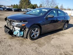 Salvage cars for sale from Copart Finksburg, MD: 2017 Chevrolet Malibu LS