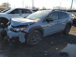 Subaru salvage cars for sale: 2023 Subaru Crosstrek Sport