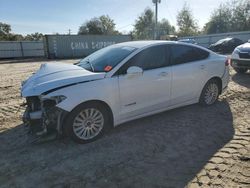 Salvage cars for sale from Copart Midway, FL: 2015 Ford Fusion SE Hybrid
