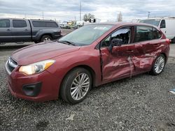 Salvage cars for sale at Eugene, OR auction: 2014 Subaru Impreza Premium