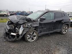 Jeep Compass salvage cars for sale: 2020 Jeep Compass Limited