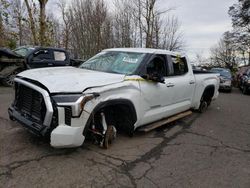 Salvage cars for sale from Copart Portland, OR: 2023 Toyota Tundra Crewmax Limited