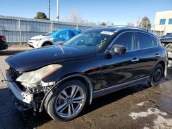 Salvage cars for sale at Littleton, CO auction: 2012 Infiniti EX35 Base