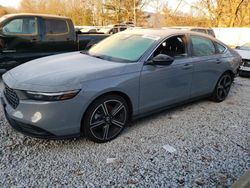 Salvage cars for sale at North Billerica, MA auction: 2023 Honda Accord Hybrid Sport