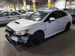 Subaru WRX Premium salvage cars for sale: 2020 Subaru WRX Premium