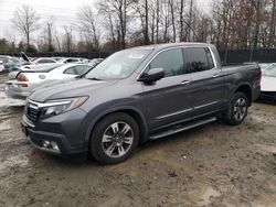 Salvage cars for sale from Copart Waldorf, MD: 2017 Honda Ridgeline RTL