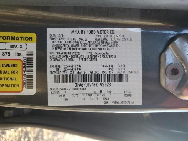 2015 Ford Fusion SE